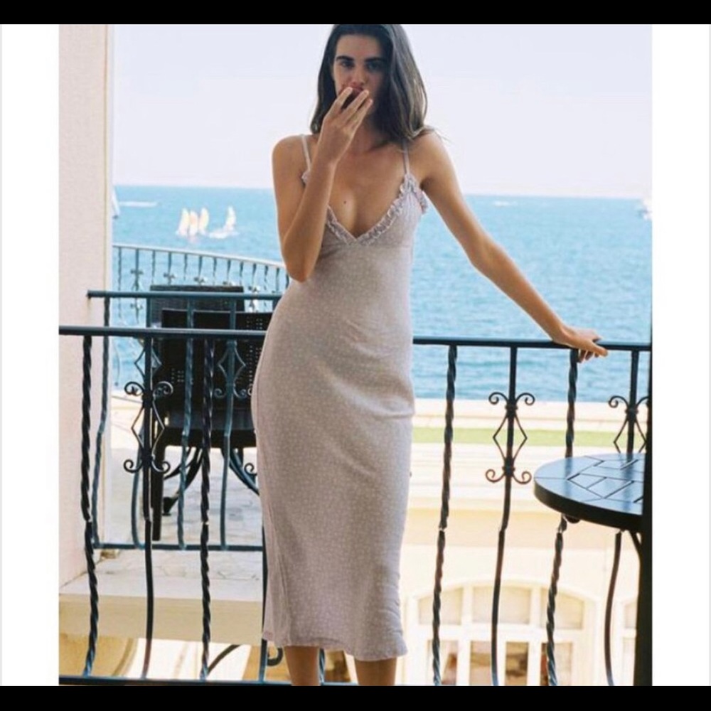 With Jean Olive Dress